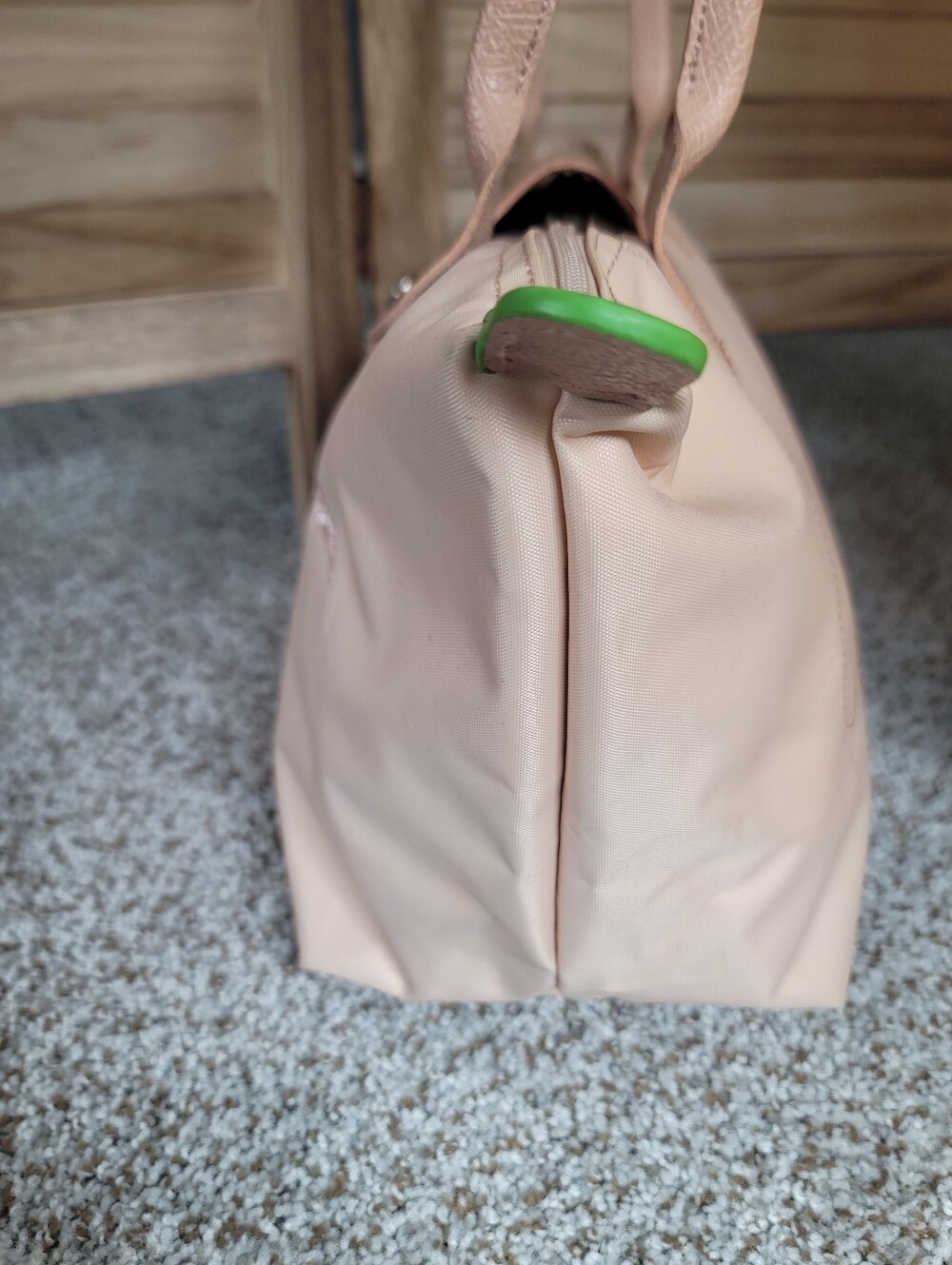 LONGCHAMP Pliage M Tote Bag Nylon , Light Pink Tea - Picture 4 of 16
